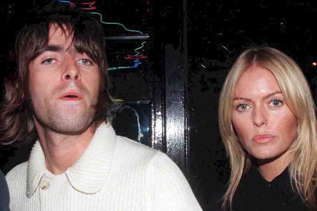 A destra Patsy con Liam Gallagher, il suo secondo marito