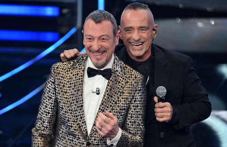 Amadeus e Eros Ramazzotti per festeggiare i 40 anni di "Terra Promessa"