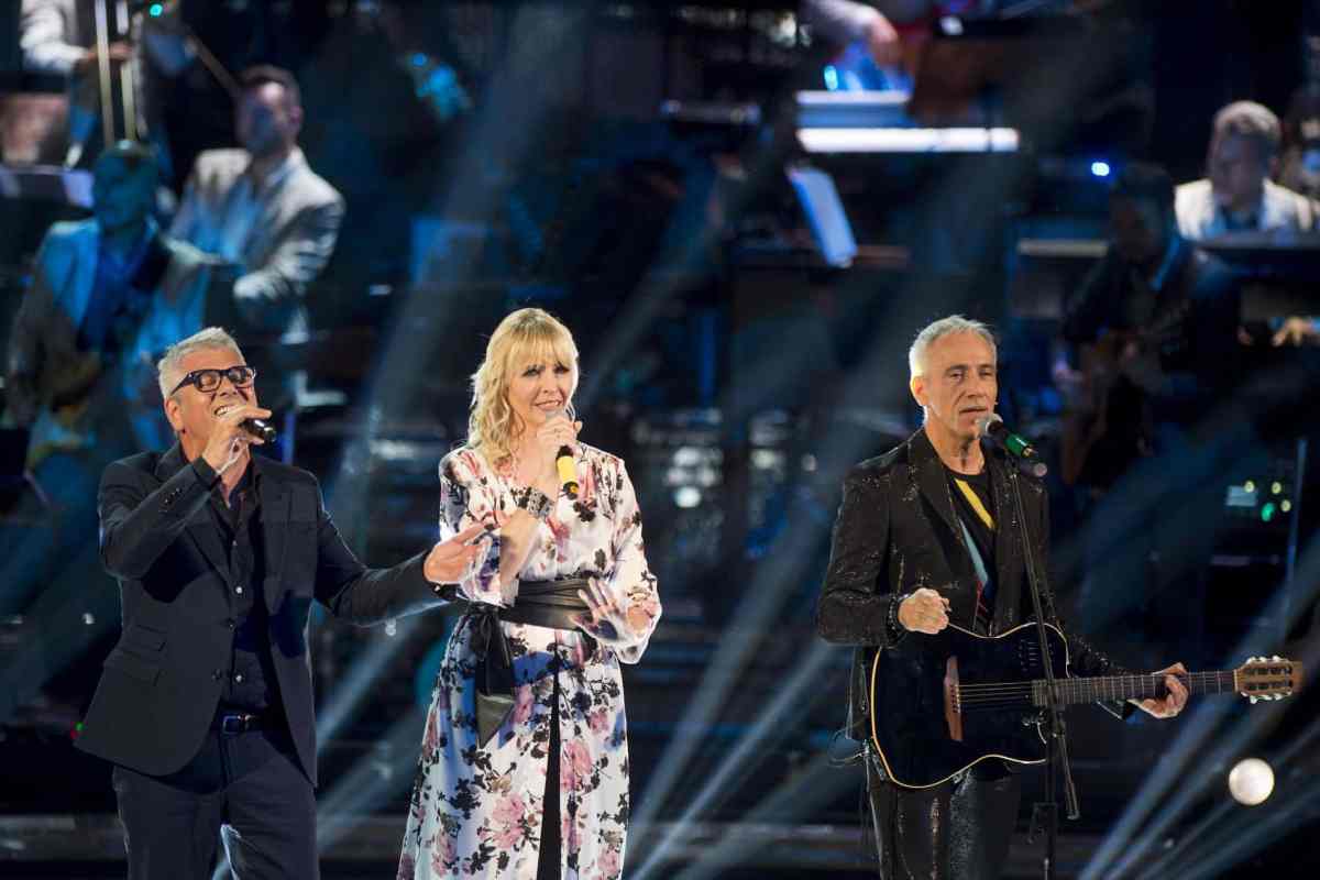 Jalisse sul palco del festival di Sanremo